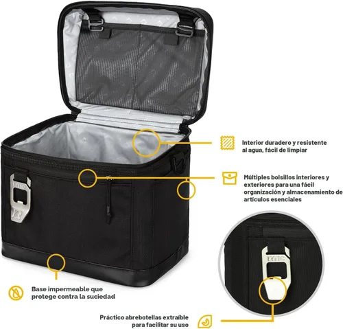 Vista 3 de RTIC 15 Latas Enfriador Cotidiano, Enfriador Portátil de Lado Suave Aislado para Almuerzo, Playa, Bebida, Viaje, Camping, Picnic, para Hombres