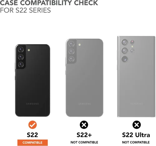 Vista 2 de Rokform - Funda para Galaxy S22, serie resistente, funda magnética con bloqueo giratorio, armadura probada contra caídas (negro)