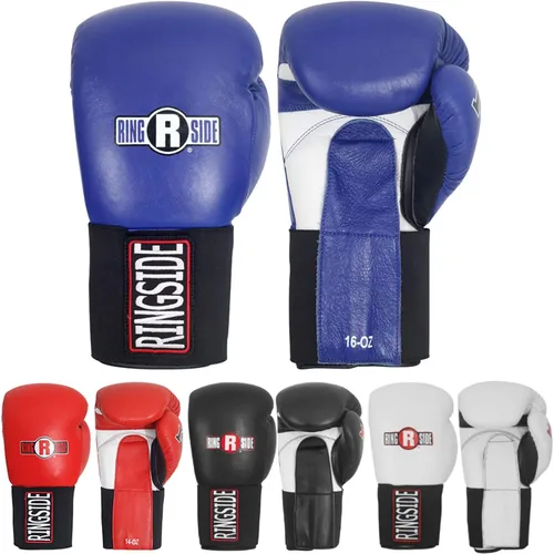 Vista 8 de Guantes de boxeo de entrenamiento y sparring Ringside IMF Tech con cierre de velcro