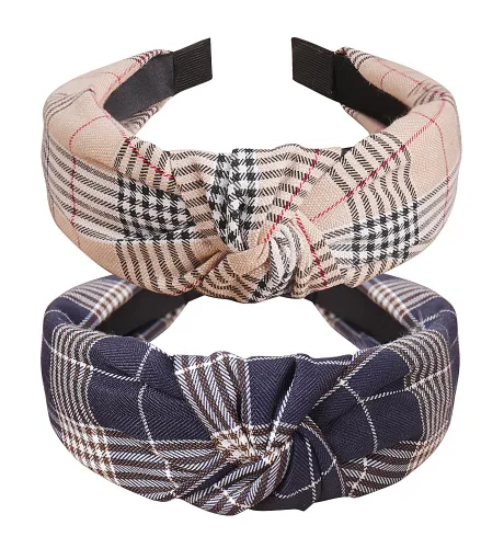 Vista 19 de YARN & INK Cintas para el cabello de mujer con perlas barrocas de terciopelo y lazo de strass, estilo retro vintage hecho a mano, elegante accesorio