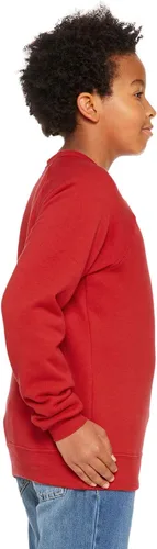 Vista 3 de BELLA + CANVAS - Sudadera juvenil de forro polar de esponja con cuello redondo - 3901Y