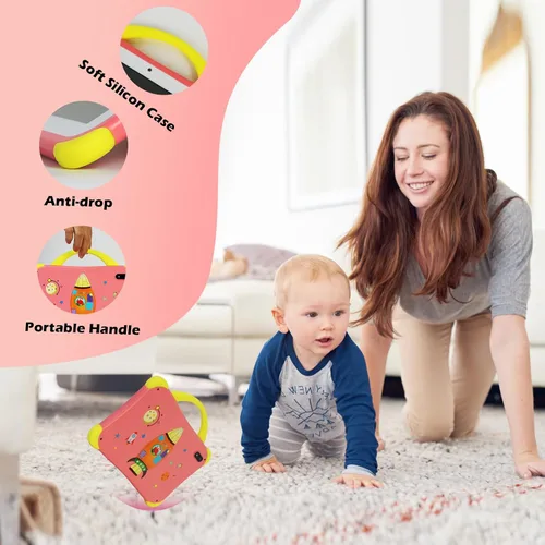 Vista 4 de weelikeit Tableta infantil de 7 pulgadas para niños de 3 a 10, 8 GB (4+4 extendidos) RAM 64 GB ROM Tablet para niños pequeños Android 14 con doble
