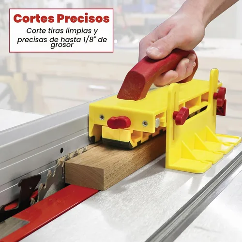 Vista 4 de Milescraft 3406 GrabberPRO - Bloque de empuje para sierras de mesa, mesas de router, sierras de banda y cepilladoras