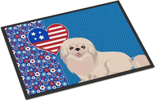 Vista 182 de Caroline's Treasures WDK5119JMAT Airedale Terrier USA - Tapete para interiores o exteriores, 24 x 36 pulgadas, tapete para puerta delantera