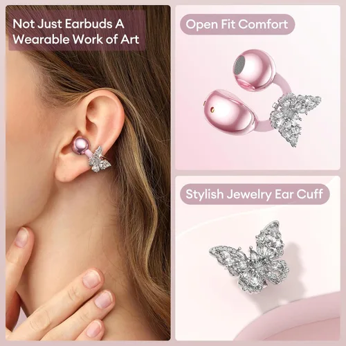 Vista 2 de PAXA Auriculares con clip M100 para joyas con pantalla táctil abierta