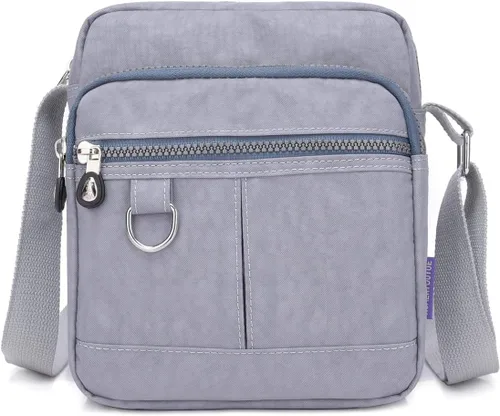 Vista 16 de Bolso cruzado de nailon casual, impermeable, ligero, para mujer
