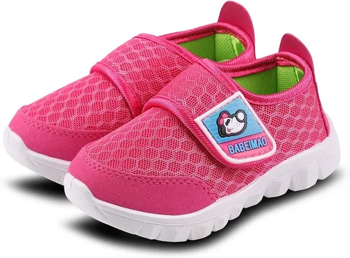 Vista 3 de Myekat Zapatos deportivos para bebés, para niños y niñas, malla transpirable, ligeros, lindos, atléticos, para correr, caminar, zapatos casuales
