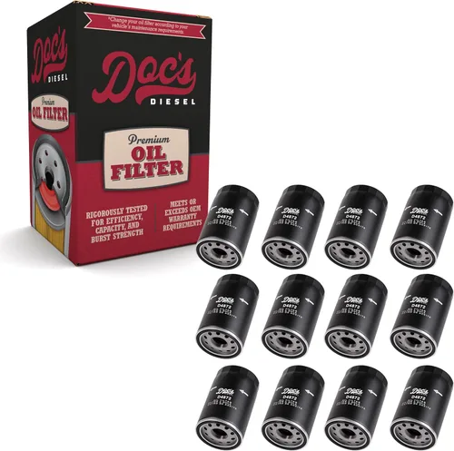 Vista 7 de Doc's Diesel Filtro de aceite D4872 Compatible con Ford 7.3L Powerstroke 1994-2003 Sustituye a FL1995