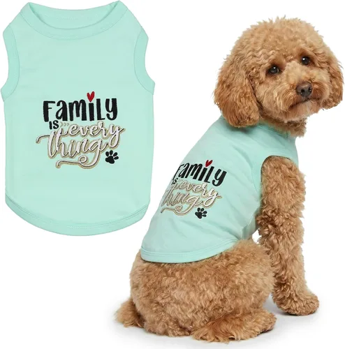 Vista 23 de Parisian Pet - Camiseta para perros y gatos, con texto en inglés Daddy's Girl, 2XS