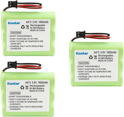 Vista 6 de Kastar Paquete de 1 batería de repuesto para Panasonic P-P501 P-P501A P-P501PA HHRP501 KX-A36 KX-TA38 TYPE 1 P-P504 P-P504A P-P504PA TYPE 11 P-P505