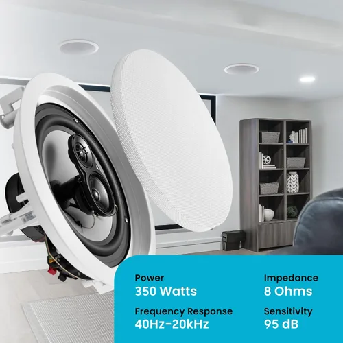 Vista 4 de Audio acústico CS-IC83 en el techo 8 "Home Theater 7 Altavoces Set 3 Way 2450 Watt CS-IC83-7S