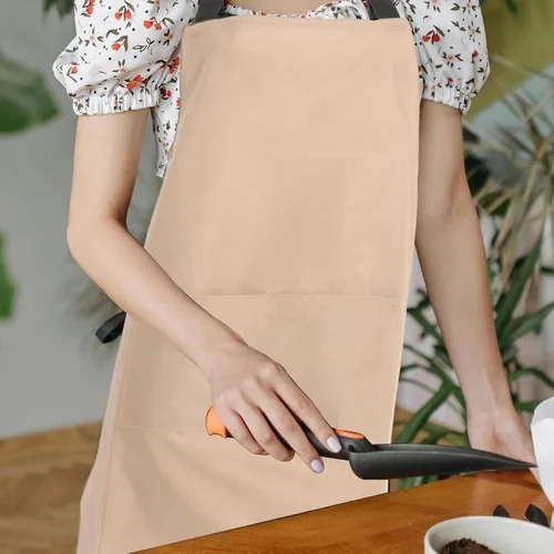 Vista 7 de IMIKEYA Waterproof Kitchen Apron for Men Pink Pvc Cooking Apron with Oil-resistant Material Suitable for Cooking Dishwashing