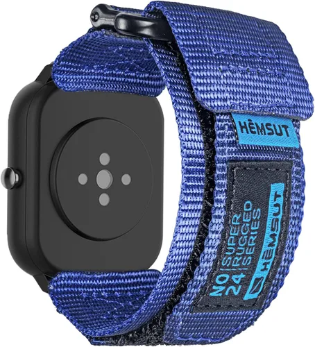 Vista 9 de Correas de reloj compatibles con Amazfit, correa deportiva de nailon resistente con diseño de bucle tejido para Amazfit GTS 4/4 Mini/3/2/2e/2 mini