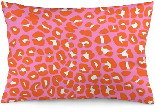 Vista 8 de Fundas de almohada decorativas de tigres rosados, funda de almohada lumbar de 12 x 20 pulgadas, funda de cojín para decoración del hogar, sala