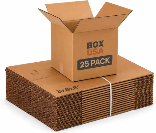 Vista 10 de Paquete de 25 cajas de cartón corrugado de envío 6x6x6