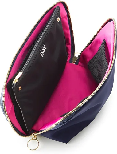 Vista 5 de KUSSHI Bolsa de Maquillaje y Cosméticos Lavable para Viaje, Negro