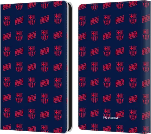 Vista 21 de Head Case Designs Funda de piel con licencia oficial del FC Barcelona Barca Crest Graphics compatible con Kindle Paperwhite 5 (2021)