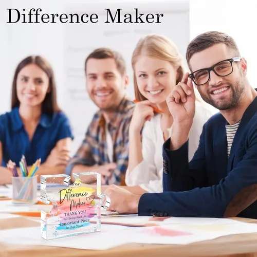 Vista 7 de Regalo Marcador de Diferencia Regalos de Agradecimiento para Líder Jefe Empleado Colaborador Profesor Personal Mentor Entrenador Gerente Regalos