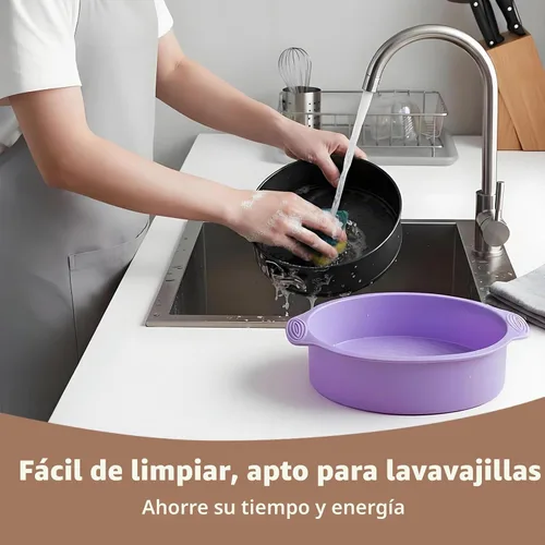 Vista 9 de Springform - Molde antiadherente para tarta de queso de 9 pulgadas