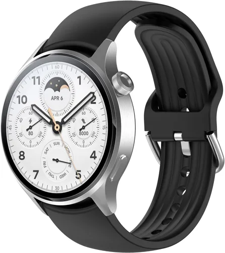 Vista 9 de Senter Correa de repuesto de liberación rápida de goma suave de 0.866 in para reloj inteligente Xiaomi S1 pro