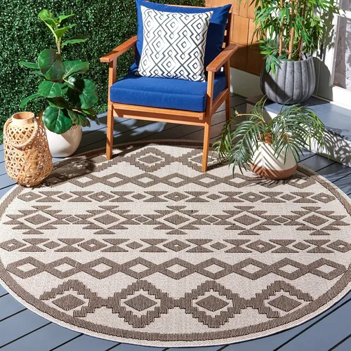 Vista 16 de SAFAVIEH Global Collection - Alfombra de pasillo, 2 pies 2 pulgadas x 8 pies, diseño beige y beige oscuro, no desprende pelusa y de fácil cuidado