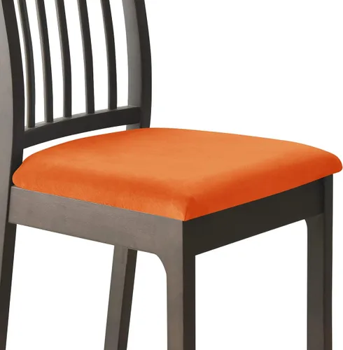 Vista 18 de Fundas de asiento de terciopelo para silla, fundas de asiento suaves y elásticas para comedor y cocina, protector de asiento de silla extraíble