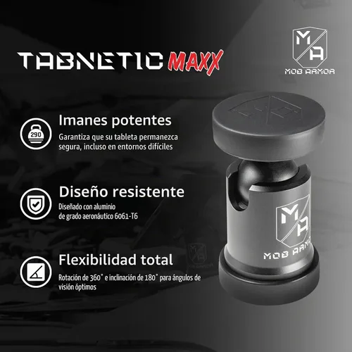 Vista 3 de Mob Armor TabNetic Maxx - Soporte magnético para tablet