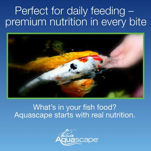 Vista 5 de Aquascape Pellets de alimentos básicos para peces de estanque pequeños a medianos, pellets pequeños, 1.1 libras 98867