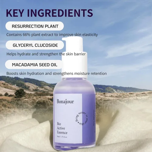Vista 4 de [BONAJOUR] Bio Active Resurrection Plant Potente suero de hidratación de acuaporina - Para piel seca, reparación, hidratación, nutrición, protección