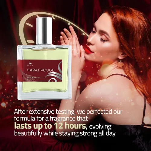 Vista 4 de Perfa Eau De Parfum Inspirado Para Mujer Aroma de ámbar floral B.accarat con jazmín, azafrán Almizcle limpio seco Larga duración Fragancia