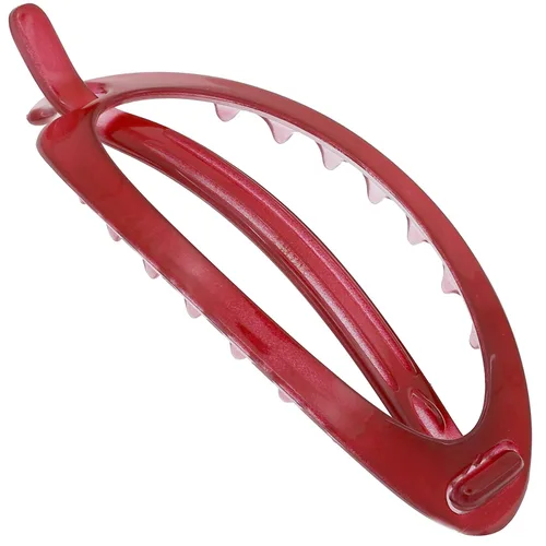 Vista 16 de Camila Paris CP2320 - Pinza de pasador de pelo francés, soporte flexible para cola de caballo sin piezas metálicas, pinzas de agarre fuerte