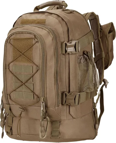 Vista 10 de Mochila táctica Miramrax para senderismo militar - Mochila Molle para hombres, paquete de asalto de 3 días, bolsa de evacuación para camping, viaje