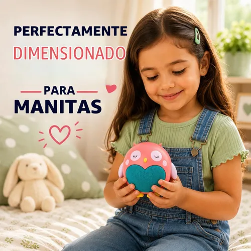Vista 6 de Planet Buddies Altavoz Bluetooth para niños y niñas con micrófono, mini altavoz Bluetooth portátil inalámbrico, batería de 60 días, para el hogar