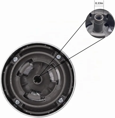 Vista 6 de DC97-18058C Perilla de control de electrodomésticos de lavandería se adapta a Samsung Lavadora/secadora Modelo de repuesto