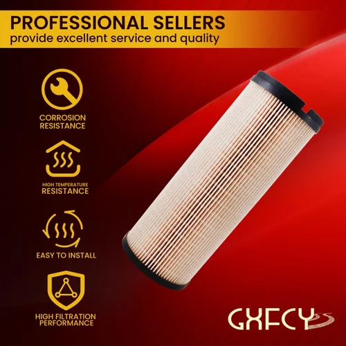 Vista 3 de Filtro de combustible K37-1021 reemplazar L5113F PF46236 FS20207 WF10566 R6176XL10 Compatible con motores ISX-15 ISX-12 Peterbilt Kenworth Truck