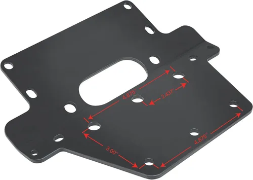 Vista 5 de Extreme Max 5600.3163 Soporte de cabrestante para ATV Honda TRX420 Rancher 2x4 (TE/TM) - 2007-2013, Negro