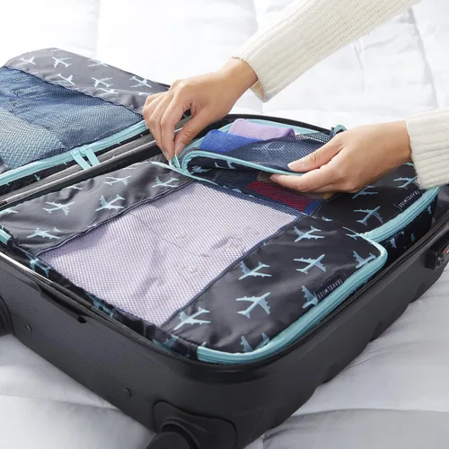 Vista 5 de TravelWise Equipaje, Aviones navales, Cubos de embalaje