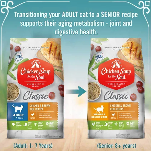 Vista 9 de Chicken Soup for the Soul Natural Premium Alimento seco para gatos adultos, primer ingrediente de carne real, sin subproductos, apoya la salud