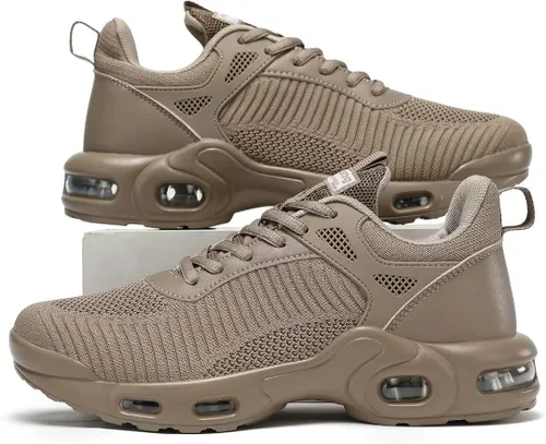 Vista 7 de Kapsen Men's Air Running Shoes Lightweight Breathable Walking Shoes Non Slip Fashion Sneakers Mesh Workout Casual Sports Shoes