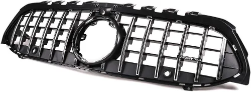Vista 3 de YIWANG ABS AMG Reemplazo GT Sport Rejillas delanteras de malla vertical Trim para Mercedes Benz Clase A W177 A200 A180 A260 2019