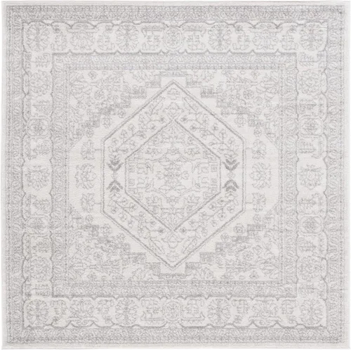 Vista 8 de SAFAVIEH ADR108B - Tapete de la colección Adirondack, 2 pies 1 pulgada x 6 pies, marfil y plateado, diseño de medallón oriental, no desprende