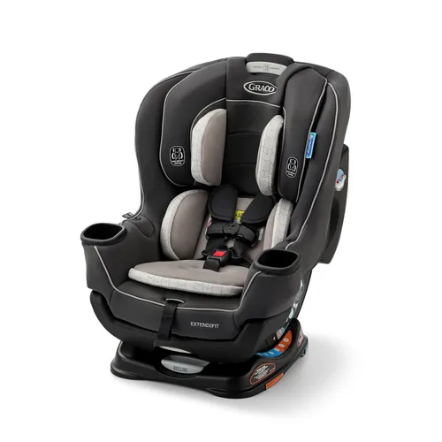 Vista 14 de Asiento de coche convertible Graco Extend2Fit 3 en 1 para bebé, orientación hacia atrás y hacia adelante, panel de extensión ajustable para espacio