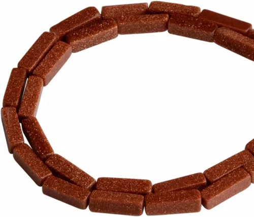 Vista 34 de Espaciador de tubo rectangular de amazonita de piedra natural de 0.157 x 0.512 in, cuentas sueltas para manualidades, pulseras, collares, joyería