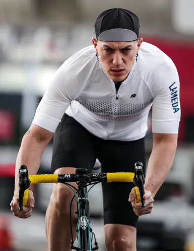 Vista 6 de LAMEDA Camiseta de ciclismo para hombre, transpirable, ligera, de manga corta, elástica, con cremallera completa