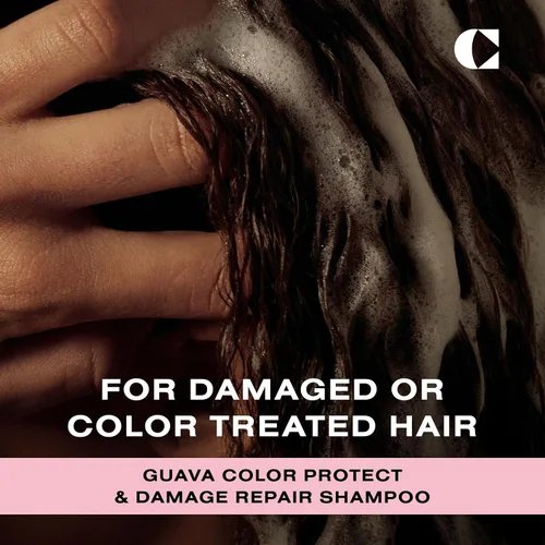 Vista 2 de Ceremonia Champú Guava Color Protect & Damage Repair Restaura el cabello y aumenta el brillo con aloe vera Protege el cabello de los rayos UV
