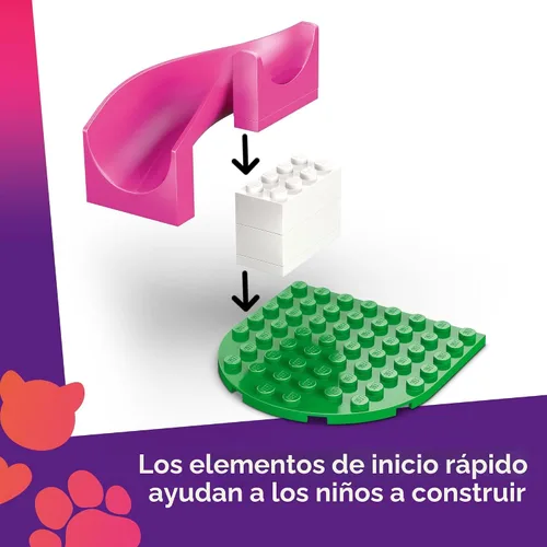 Vista 3 de LEGO Friends Puppy Playground - Juguete de construcción de juegos de simulación – Juego creativo de narración de historias para niñas y niños a