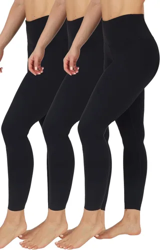 Vista 45 de 90 Degree By Reflex - Leggings de cintura alta Power Flex con control de abdomen