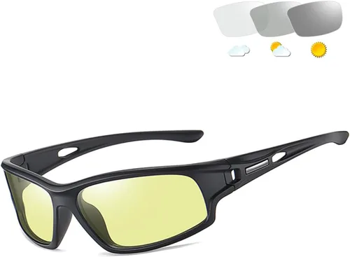 Vista 8 de YIMI Gafas de sol polarizadas fotocromáticas para conducción z87 para hombres y mujeres gafas de seguridad de día y noche