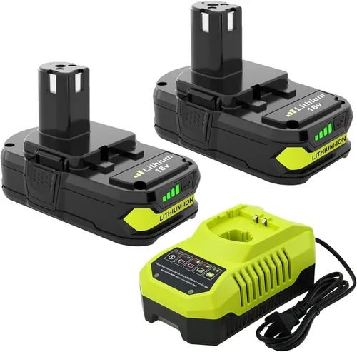 Vista 8 de Reemplazo de batería de iones de litio de 18 V y 3.0 Ah para batería Ryobi
