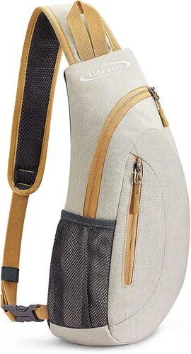Vista 9 de G4Free - Bolso bandolera para hombres y mujeres, mochila pequeña para el pecho y el hombro, ligera, para viajes, actividades al aire libre y Negro
